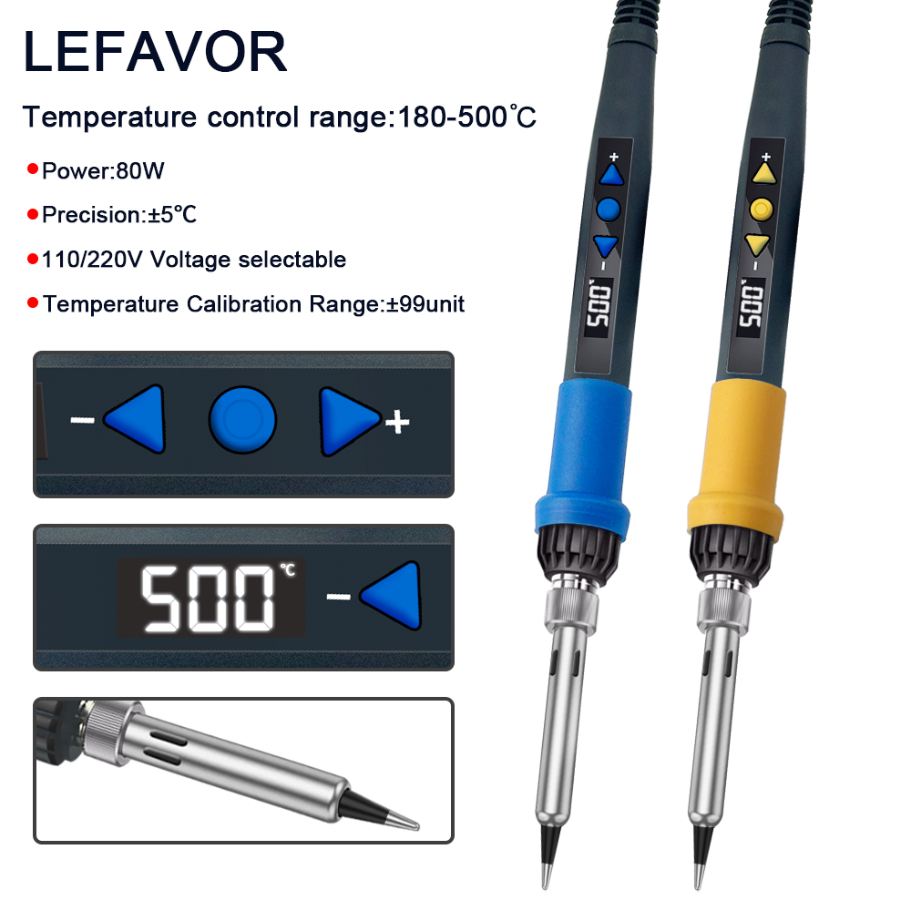 Tools For Electronic Workshop - 80W Electric Soldering Iron Adjustable Temperature