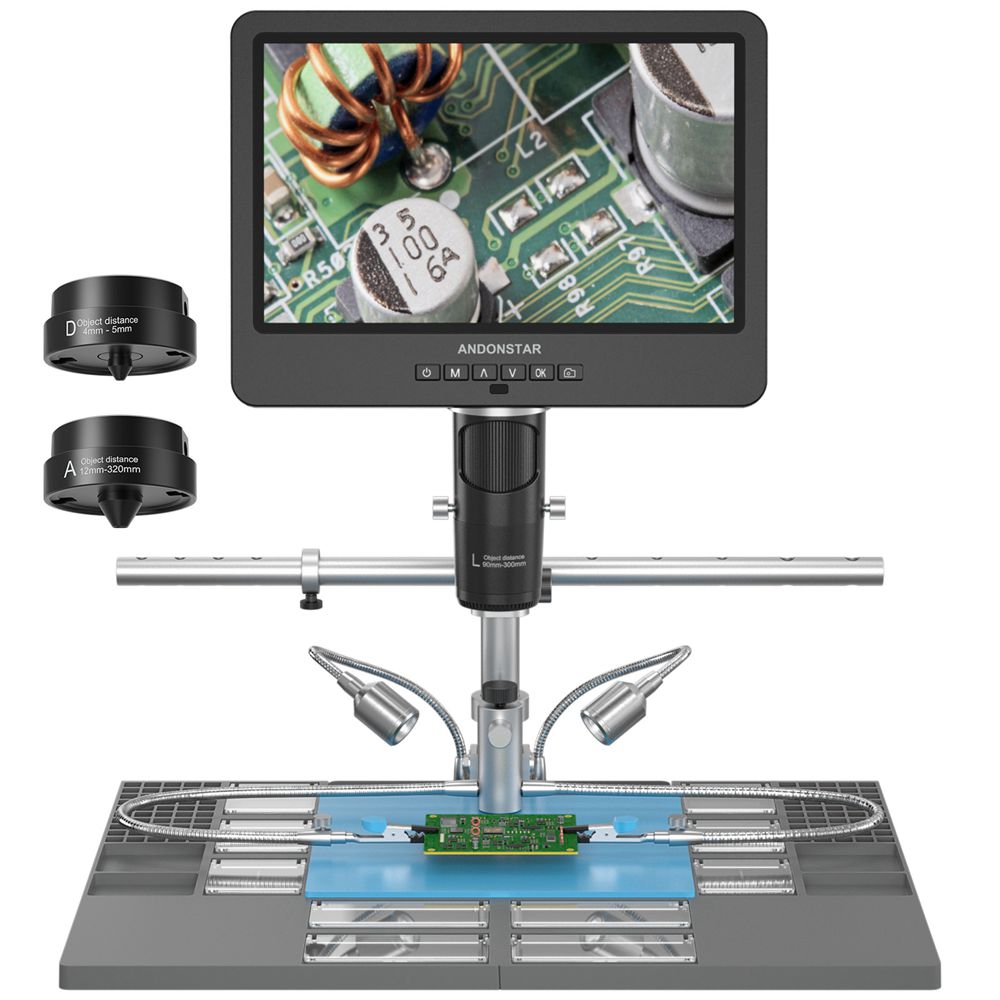 Tools For Electronic Workshop - Andonstar Trinocular HDMI USB Digital Microscope