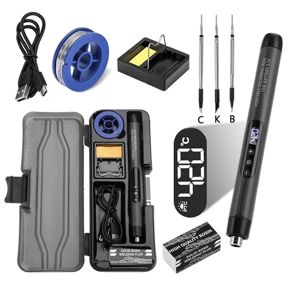 Tools For Electronic Workshop - Mini Soldering Iron USB Rechargeable Portable