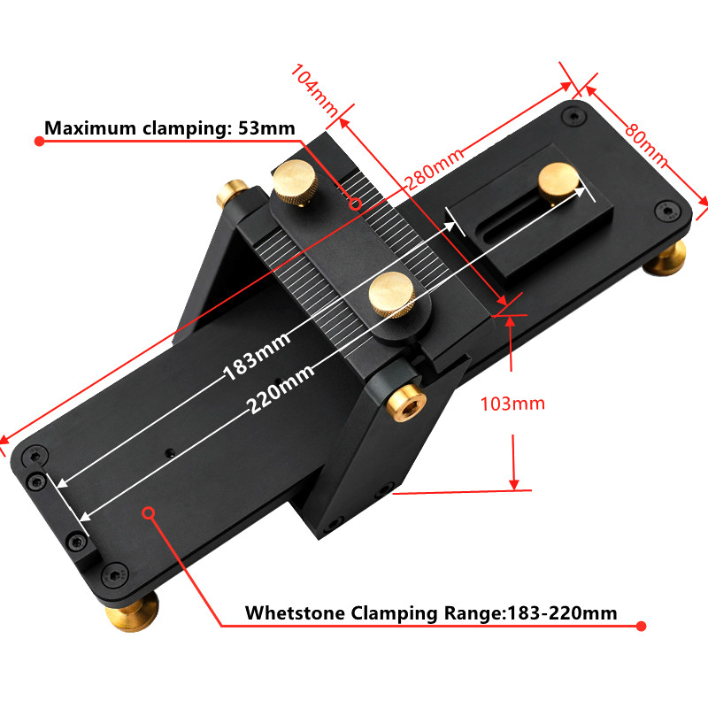 Aluminum Fixed Angle Whetstone - Chisel Set Wood recension och pris