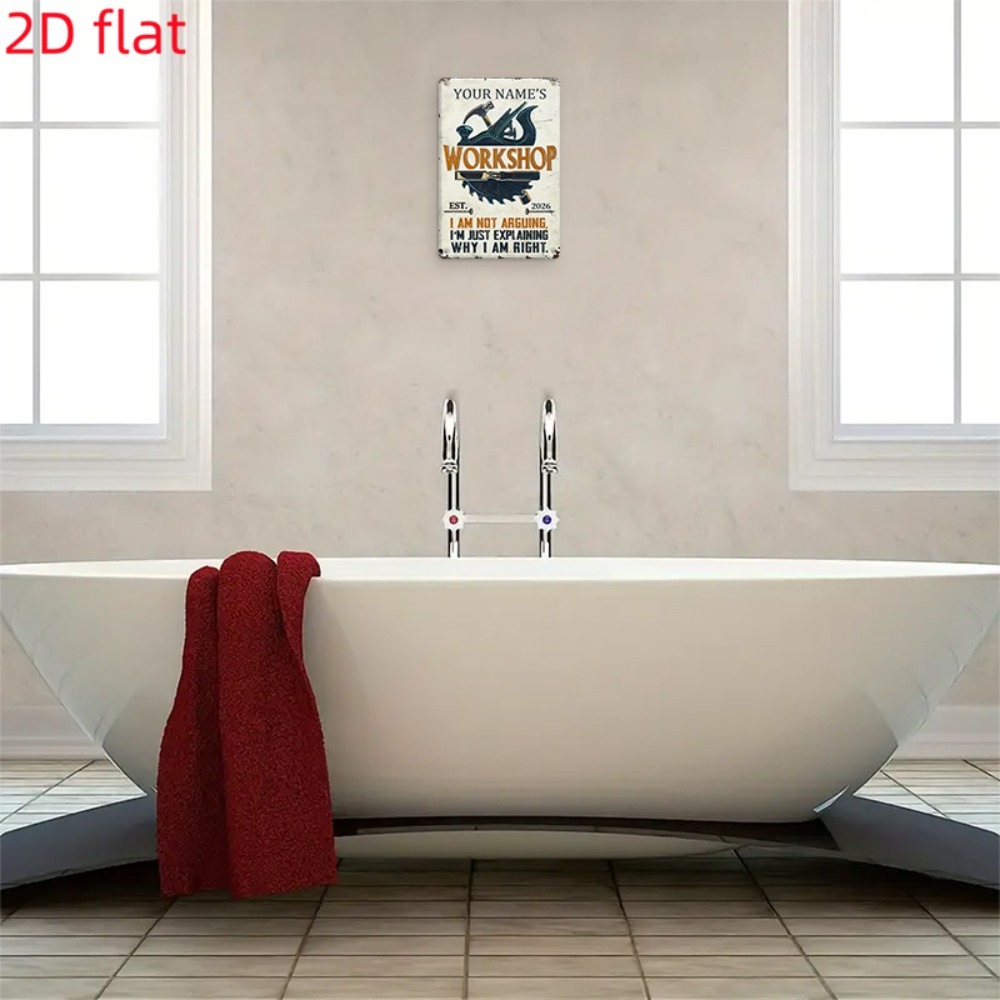 [2D Flat] 1pc Custom Name Work - Workshop Tools Name recension och pris