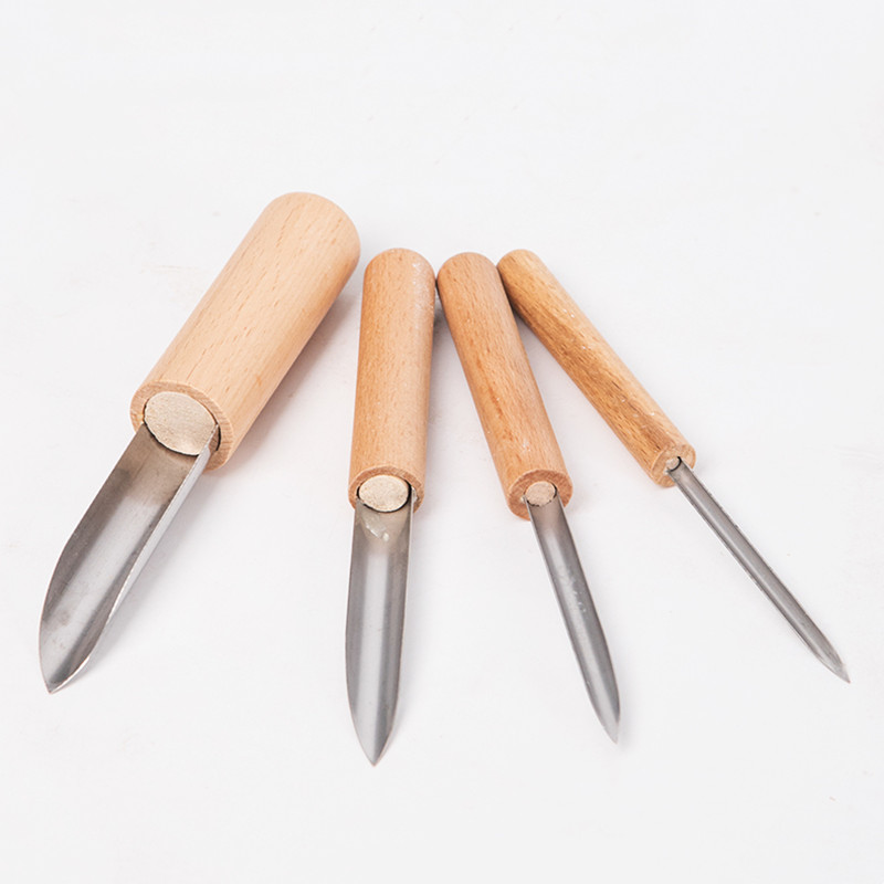Pottery Tool Puncher 4 Pieces/ - Chisel Set Wood recension och pris