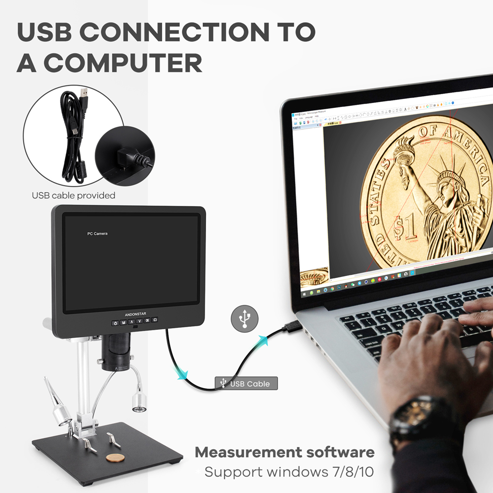 Andonstar Trinocular HDMI USB  - Tools For Electronic Workshop recension och pris