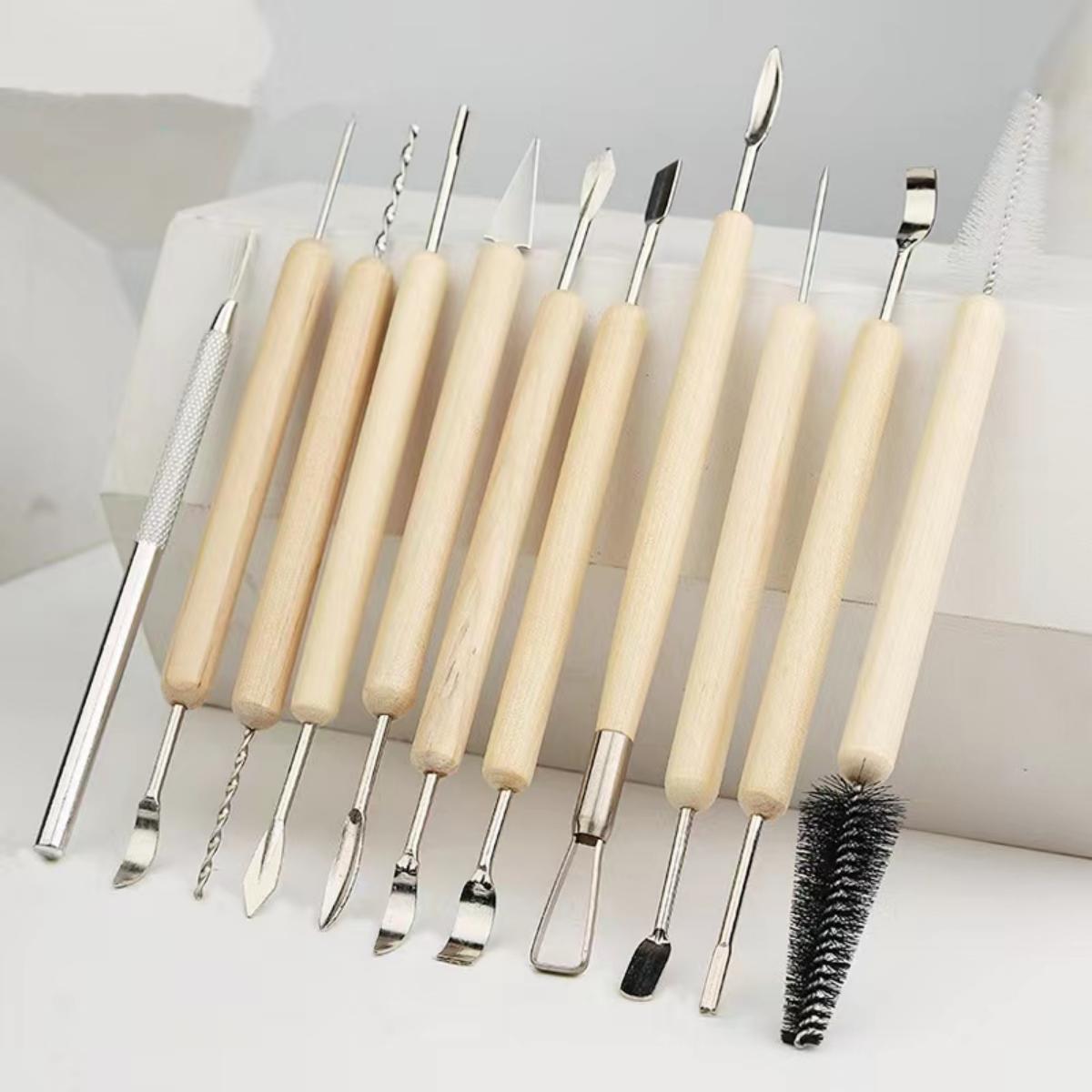 1SET Pottery Clay Sculpting Mo - Chisel Set Wood recension och pris