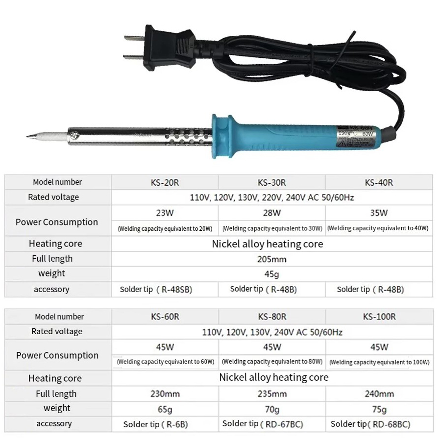 GOOT 1PCS 30/40/60/80/100W Gen - Tools For Electronic Workshop recension och pris