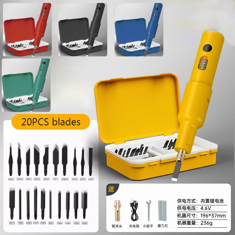 20PCS Blade Electric Engraving - Workshop Tools Wood recension och pris