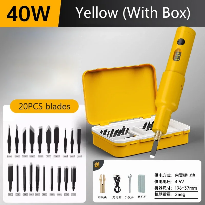20PCS Blade Electric Engraving - Workshop Tools Wood recension och pris