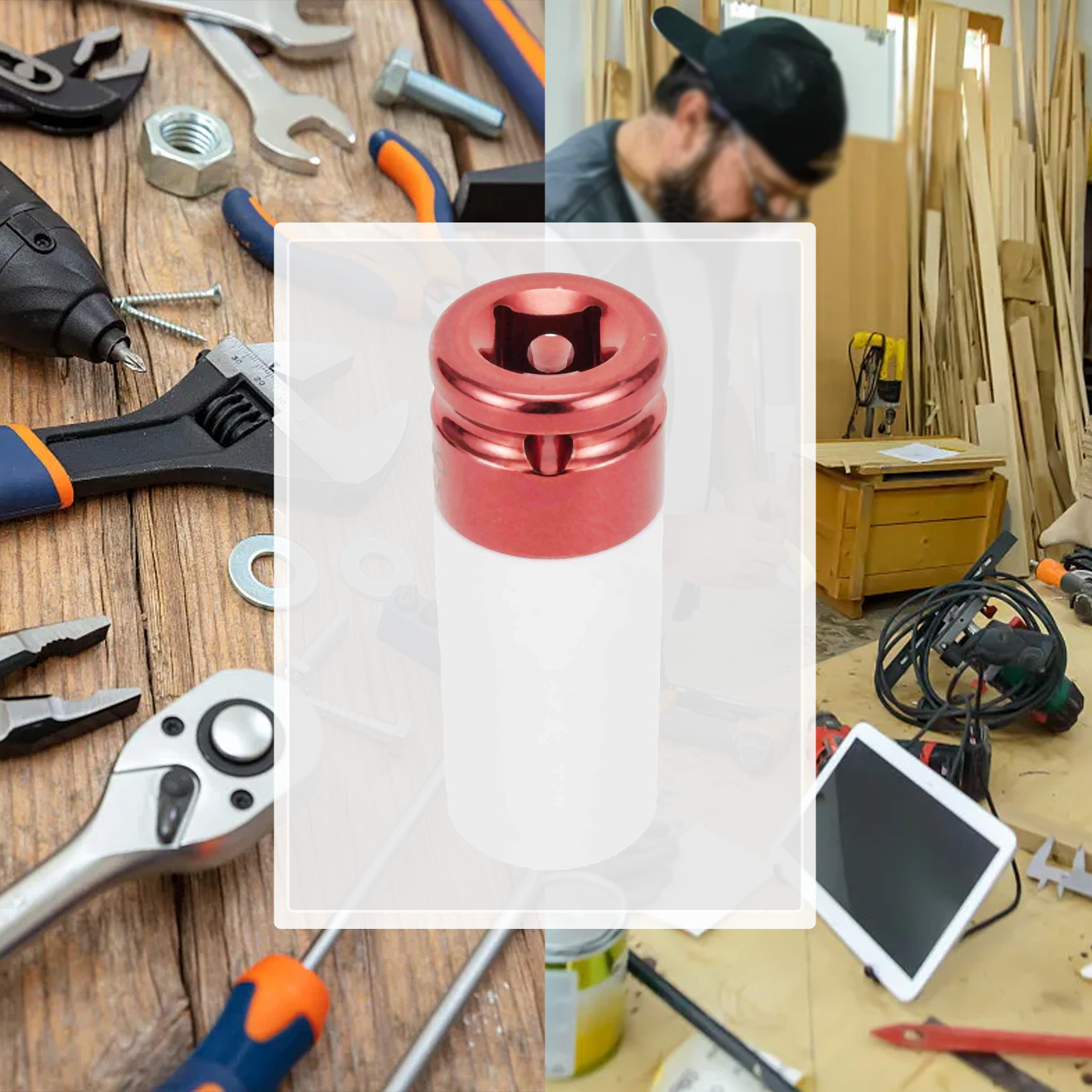 1Pc Metal Socket 17mm 19mm 21m - Hand Tools And Workshop Equipment recension och pris