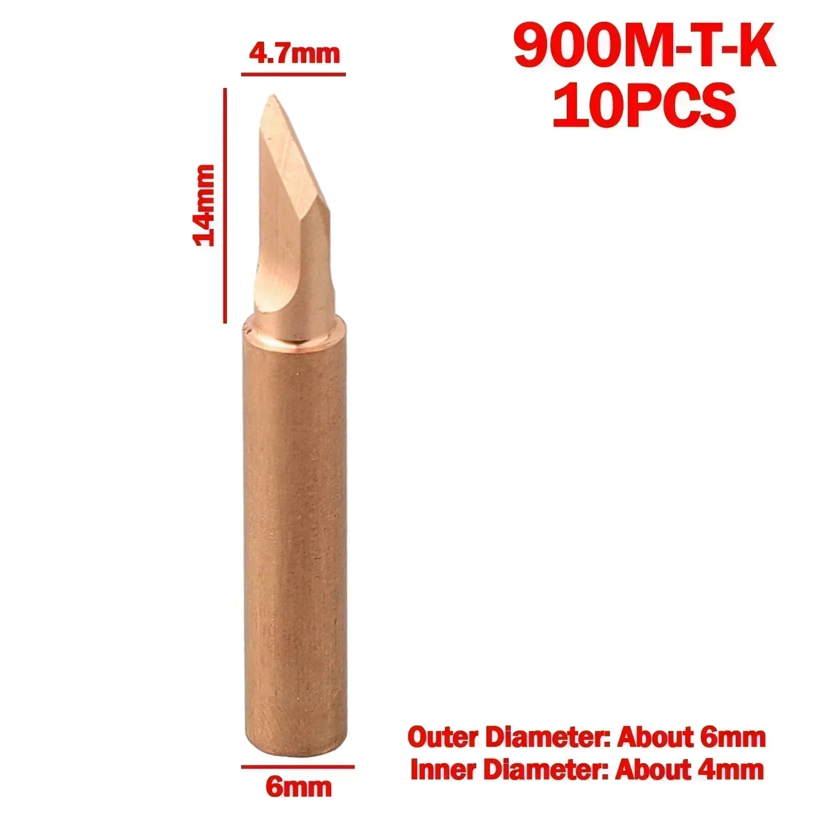 10pcs/pack Soldering Iron Tip  - Tools For Electronic Workshop recension och pris