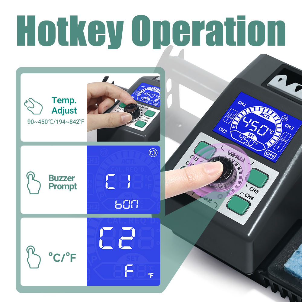 YIHUA 982 Repaid Heating Solde - Tools For Electronic Workshop recension och pris