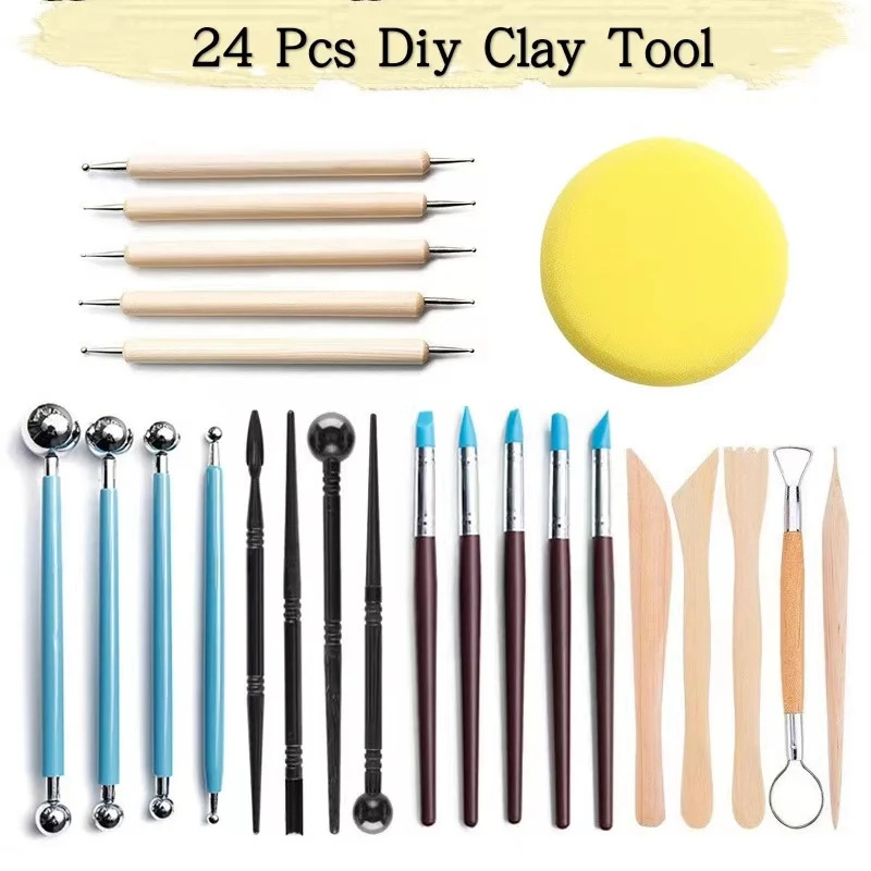 8-61PCS Pottery Tool Set - Cer - Chisel Set Wood recension och pris