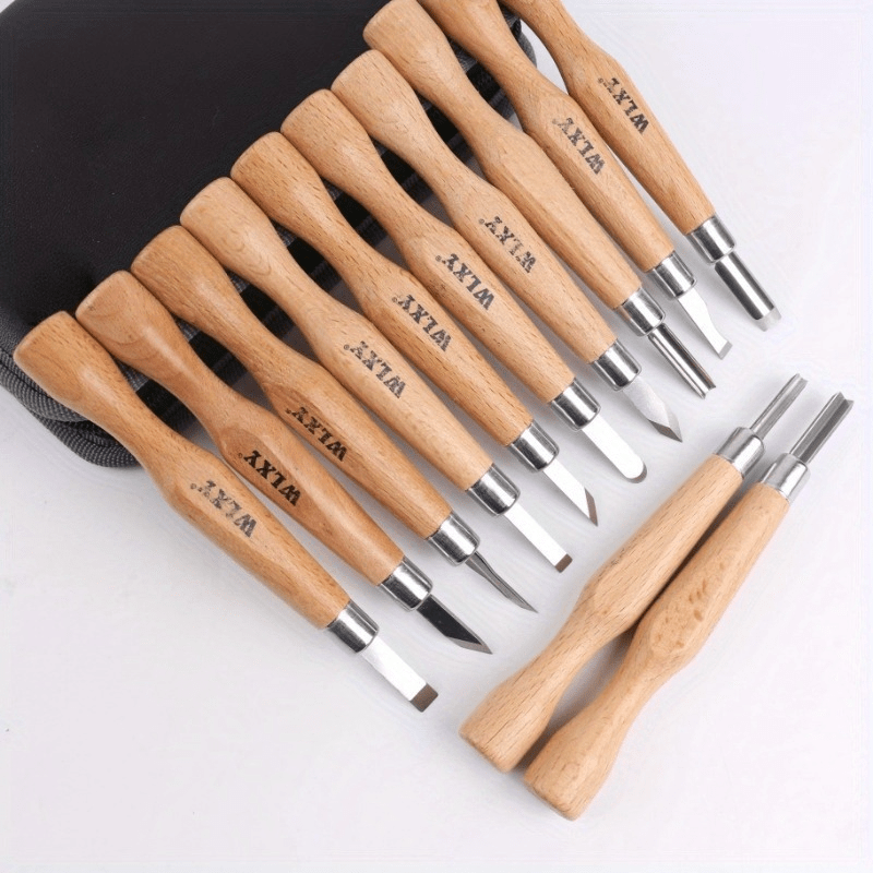 Set Of 12 Professional Wooden  - Chisel Set Wood recension och pris