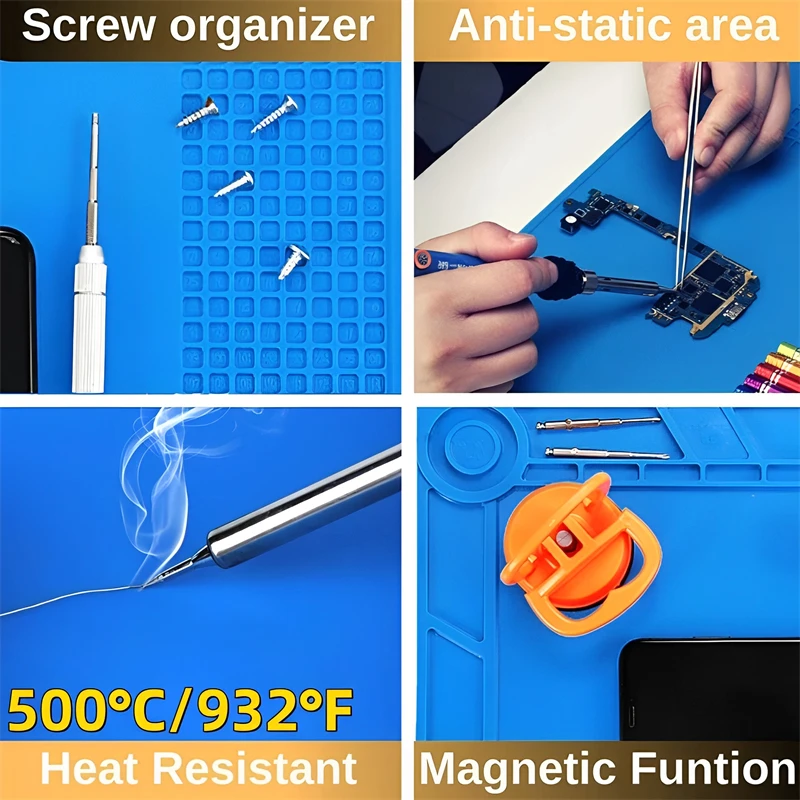 Silicone Soldering Mat ESD Ant - Tools For Electronic Workshop recension och pris
