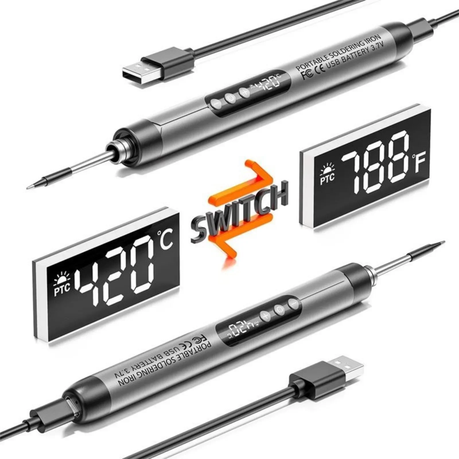 Mini Soldering Iron USB Rechar - Tools For Electronic Workshop recension och pris