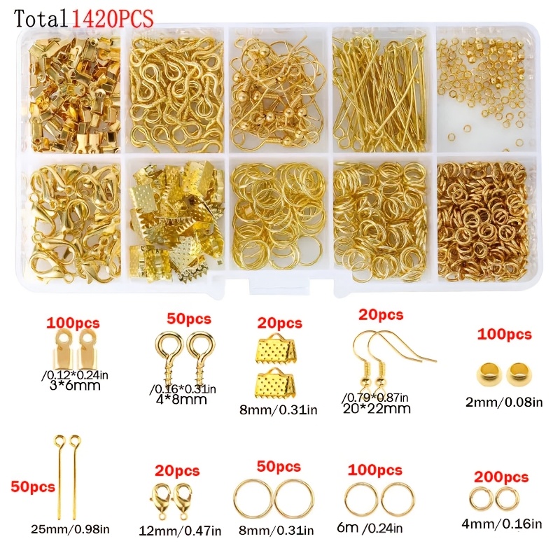 1420pcs 1box Jewelry Findings  - Tools Jewelry Making recension och pris