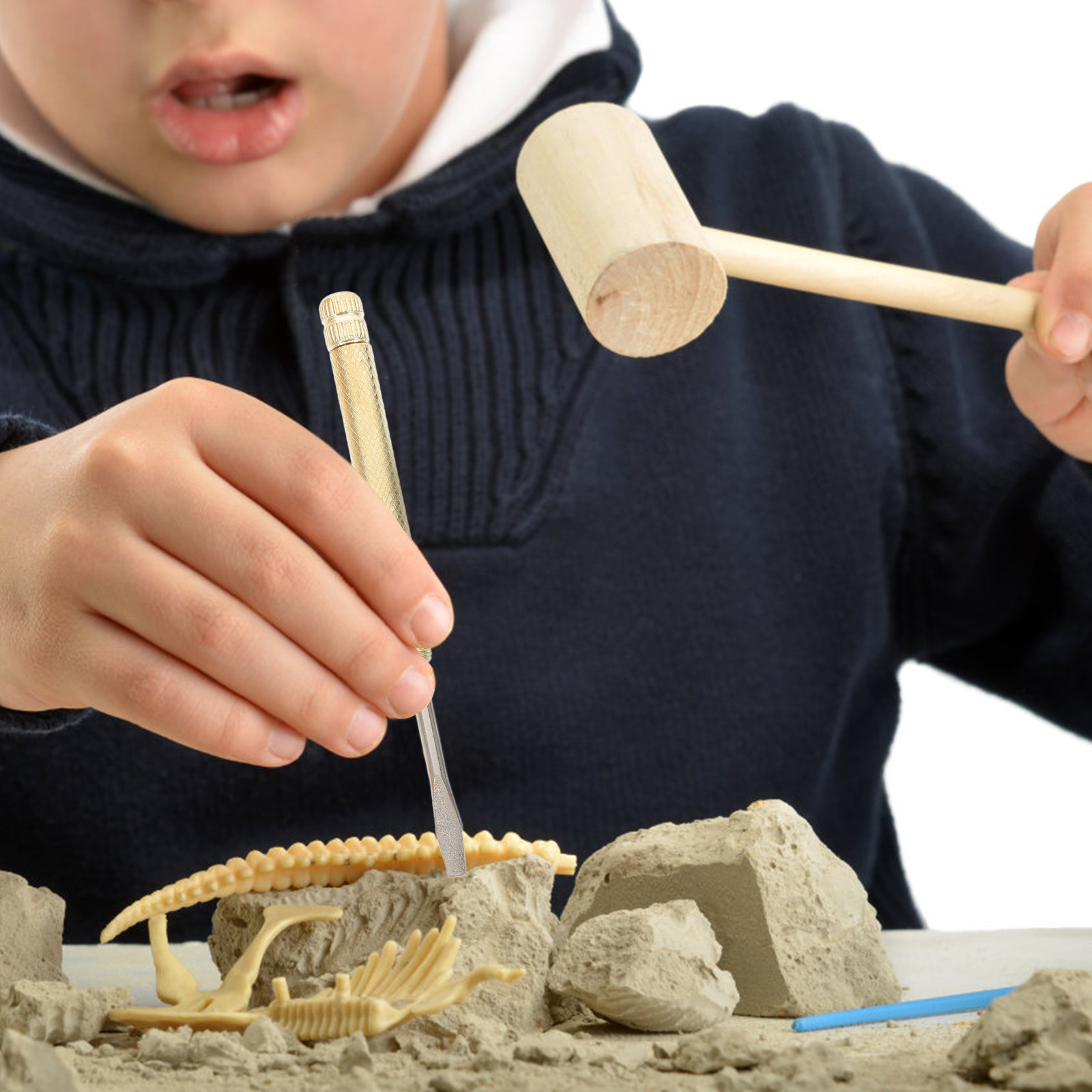 1Set Kid Excavation Tool Set S - Chisel Set Wood recension och pris