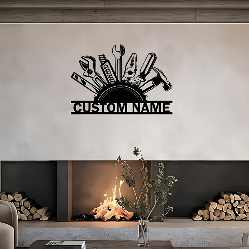 Custom Metal Tool Wall Art - P - Workshop Tools Name recension och pris
